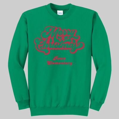 Adult Crewneck - Merry Christmas - Red Thumbnail