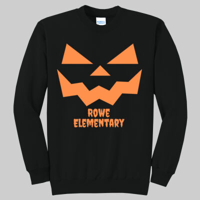 Adult Crewneck - Jack O Lantern - Orange Thumbnail