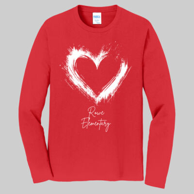 Adult Long Sleeve Shirt - Valentine's Heart Thumbnail